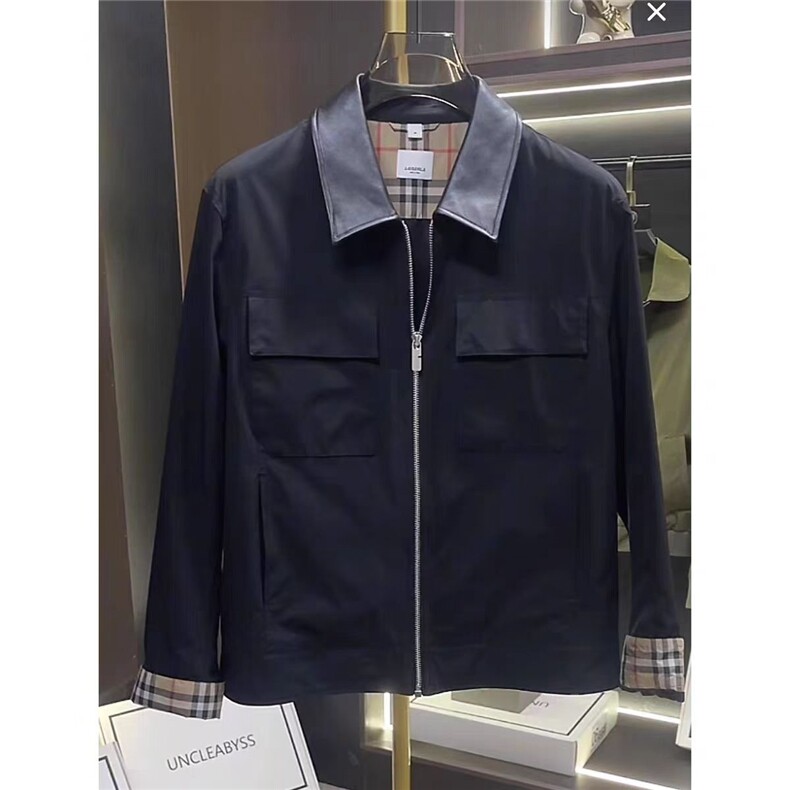 (网络图慎用有大货)轻奢美式潮牌夹克皮领翻领外套313B-JK810-P90,男装夹克,星座313B