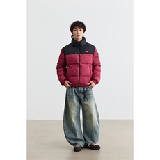 新标90%绒有报告撞色短款宽松羽绒服外套Y5006/P190，男装羽绒服，星座202