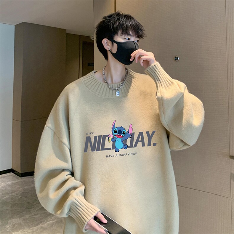 半高领毛衣男士大码针织衫男毛线衣男M18173-P45加绒款-P65,男装针织衫/毛衣,电商A040