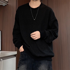 S8009/P35春装个性提花宽松卫衣男上衣T恤外套男，男装T恤，电商A141