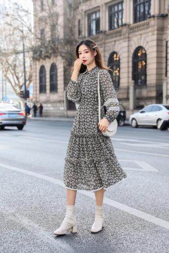 春季新款连衣裙，女装连衣裙，一浅浅+