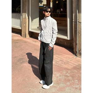 春夏款高品质冰感速干防晒服休闲户外运动外套透气弹力机能风夹克图片