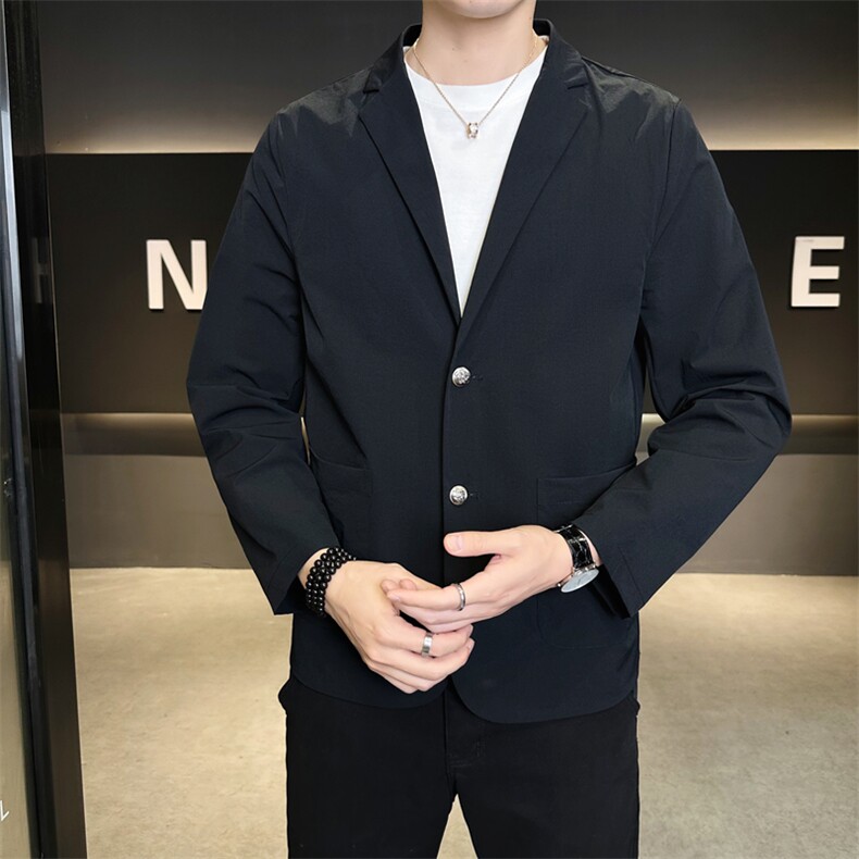 春季新款商务风西装外套男休闲西服男士西服JK02628-P83图片