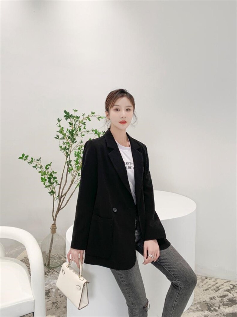 西装外套，女装西装，红嘴鸥