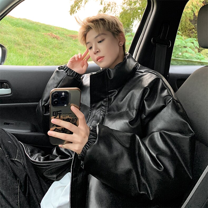 2025冬季新款美式扎染皮衣棉服保暖加厚外套A316-1-Y125P138控188，男装皮衣，星座906（原电商a316-1）