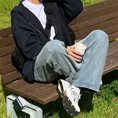 816B-MY010-P75春秋季韩版男士毛衣外套宽松纯色慵懒风开衫韩，男装针织衫/毛衣，星座816B