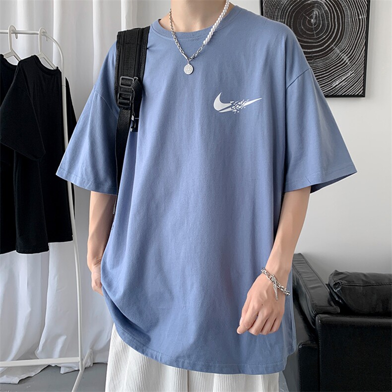 男士短袖T恤潮牌半袖男装2024新款衣服男夏季A161-2-T0883-P20,男装T恤,电商A161-2
