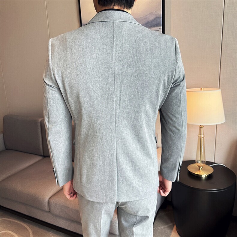 SJT811-P2002025春夏时尚男士单扣西服三件套装礼服,男装西服,星座507A（原星座306B-2）