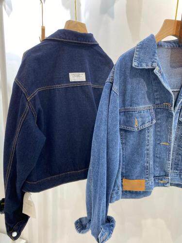 小贴标牛仔外套，其它，木夕