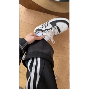 冬季加绒加厚休闲裤男美式高街个性百搭运动裤K1775/P5578图片