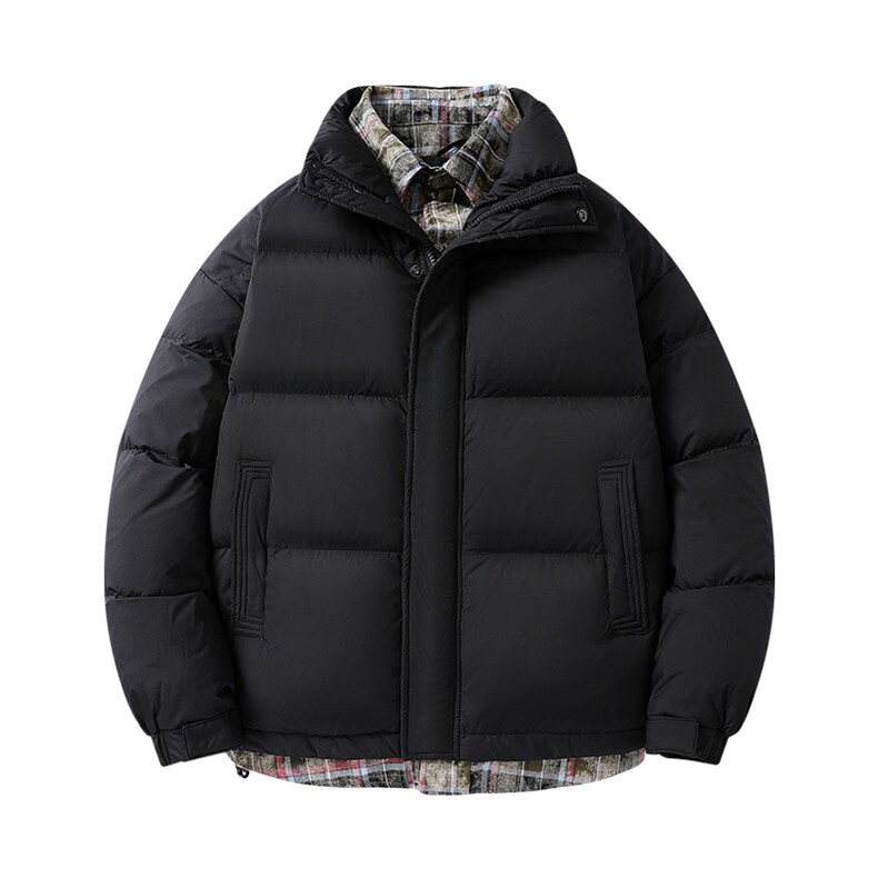 2024新标85羽绒服重磅假两件保暖潮外套A436-0220-P218控价298,男装羽绒服,电商A436