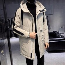 冬季棉衣青少年棉袄加厚保暖休闲韩版连帽外套男装棉服DS307T，男装棉衣，电商A102