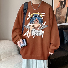 抖音供货、现货秋季冬圆领毛衣宽松打底衫D223A-MY2301-特P40，男装针织衫/毛衣，电商019-1