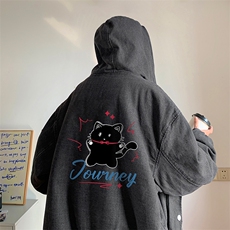 控价158牛仔棉衣男大码加绒羊羔绒牛仔棉服男棉袄NM53412-P140，男装棉衣，电商A040