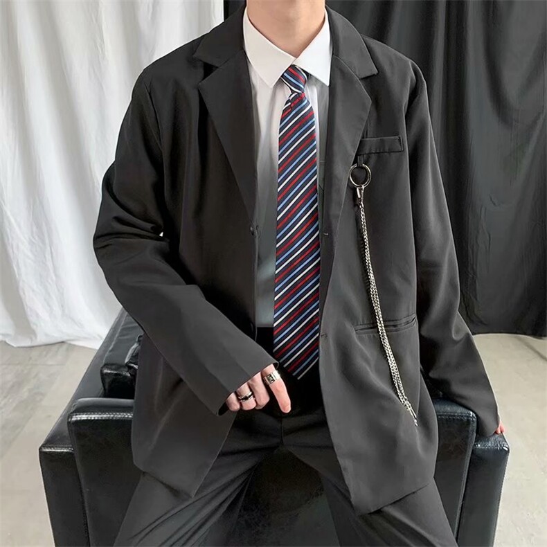男士休闲西装外套配链条X0Z01P55，男装西服，星座1116-2