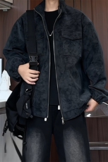 PY5071/P85秋装新款宽松皮衣皮夹克男休闲百搭潮流痞帅上衣外套，男装夹克，电商A141