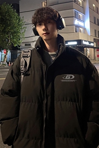 外景冬季新款加厚面包服男宽松保暖棉衣高街立领外套MF00426/P90图片