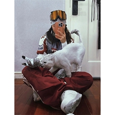 红色