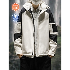 防水撞色棉服D2248-TP125控价168可二开棉衣连帽保暖男外套冬，男装棉衣，电商A102-1