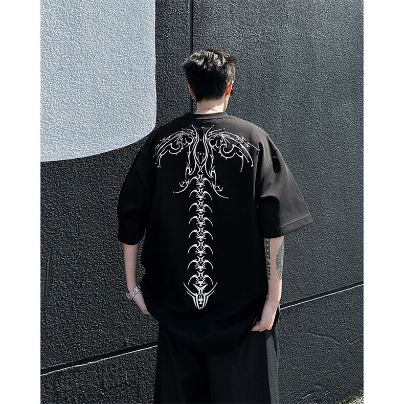 现货！高品质刺绣钉珠垫肩短袖DX180-P78,男装T恤,电商B288