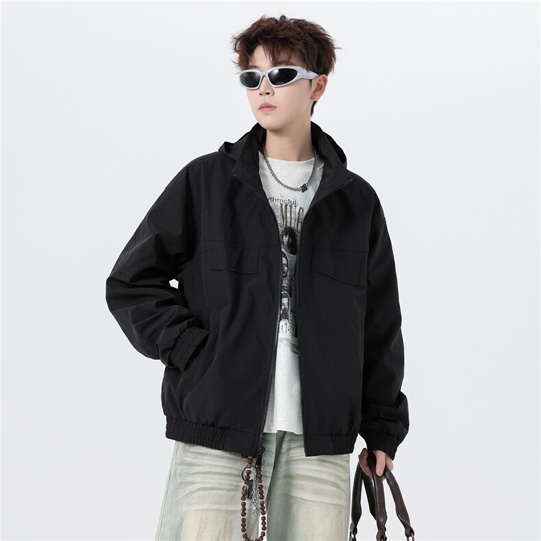 JK009无影墙春季工装美式游骑兵夹克聚酯纤维(M-5XL)TP55，男装夹克，电商A088