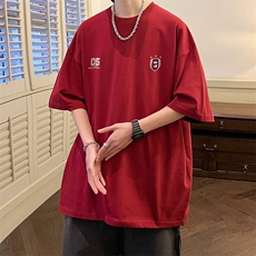 抖音得物二开现货220克夏装重磅美式高街宽松短袖t恤MT286，男装T恤，电商A486-1