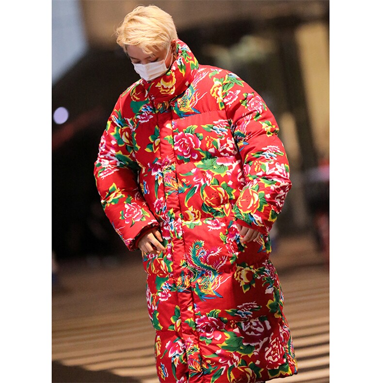 A3长款新中式男女大棉衣棉袄棉服保暖防寒团队表演出上款大差价,男装棉衣,星座115A(原星座507）