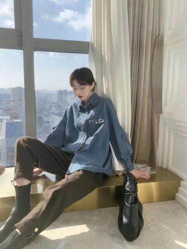 牛仔衬衫，女装衬衫，MST