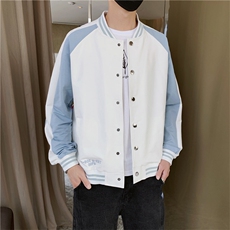 2025春季休闲夹克男潮流时尚棒球服夹克外套A210-JK003-P70，男装夹克，星座210-3