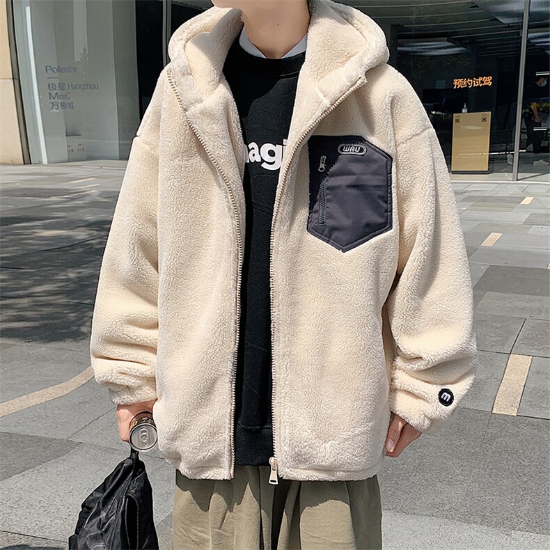 2023冬装青少年加绒加厚棉衣休闲羊羔绒外套男女915-P105控价138,男装棉衣,电商A441-1