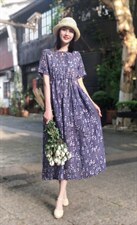 纯苎连衣裙小衫裤子裙子衬衣 时尚风 风淑女风休闲风，女装连衣裙，川哲