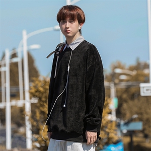 秋季新款男百搭筷子条面料CITYBOY风卫衣VE3001-P45控78图片