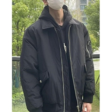 美式飞行员夹克棉服男款冬季加厚翻领棉衣夹棉短款外套JW767，男装夹克，星座1116A（原606A-3）