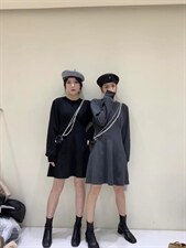 针织连衣裙，女装连衣裙，时尚秀衣阁