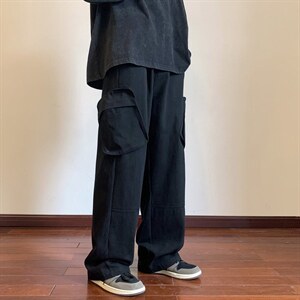秋季新款立体袋拼接工装裤 XZ604-KG38-P55控68图片