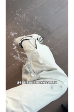 美式微喇休闲裤斜切防水软壳冲锋裤直筒裤男女C62173-TP2548，男装休闲裤，电商A102