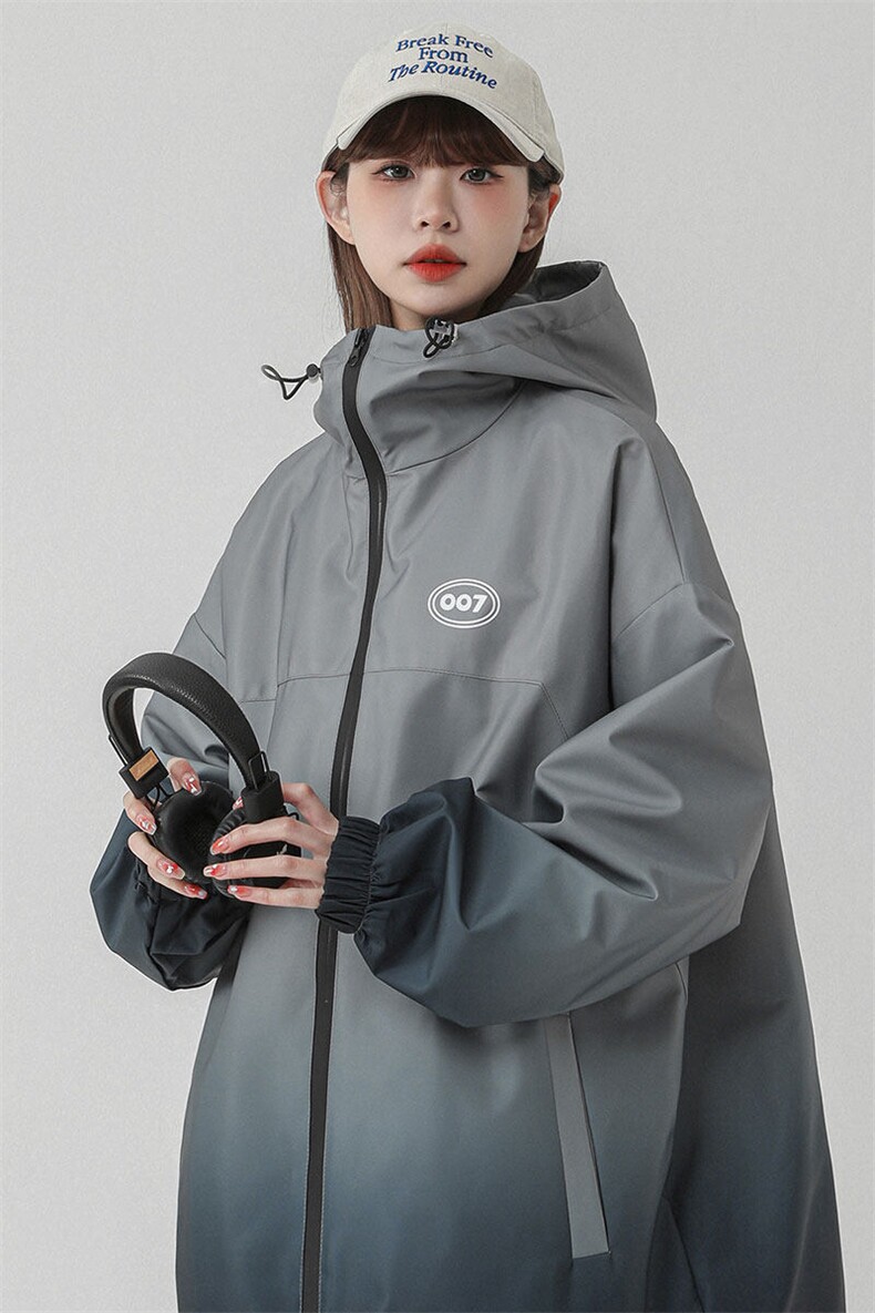 1中性山系防水渐变大码M-5XL夹克女100%聚酯纤维JK77087P85控128,男装夹克,星座226-2
