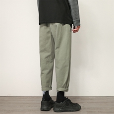 休闲裤男2021春秋季新款工装裤潮束腿裤长裤ins超火的裤子DS912TP35，男装休闲裤，电商A102