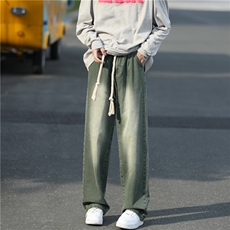 麻绳复古牛仔裤男直筒B342-NK7001-P50控68，男装牛仔裤，电商B342