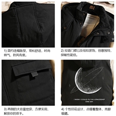棉马甲男士大码加厚棉背心男坎肩男砖墙MJ47246-P80，男装背心/马甲，电商A040A