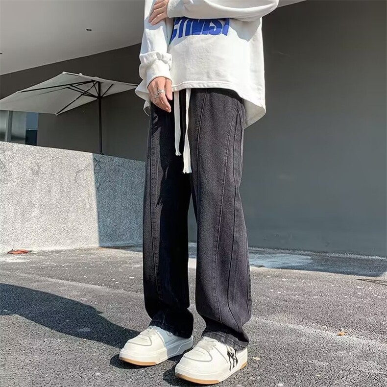 美式牛仔裤男款秋季长裤潮N7019P43,男装牛仔裤,星座1116-2
