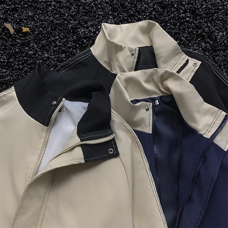 春秋季棒球服男飞行员美式痞帅复古情侣外套休闲夹克男J6011-p67图片