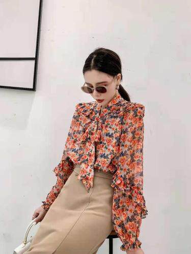 碎花上衣气质包裙，女装，M&G