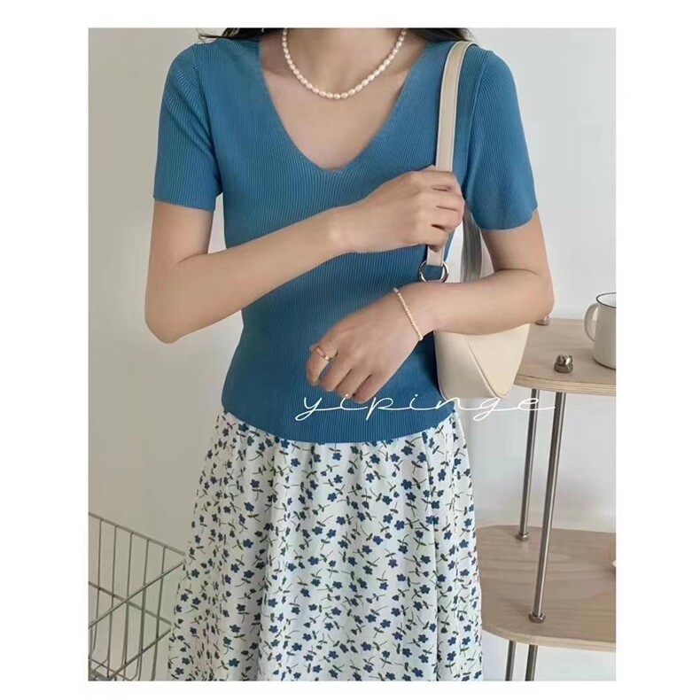 99086冰丝短袖,女装其它,搜尚
