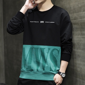 黑墙W012春秋季长袖t恤男士韩版打底衫秋衣上衣服卫衣男装图片