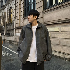 美拉德春季男女外套高街美式hiphop复古拉链夹克服JK08-P85控118，男装夹克，星座218-5