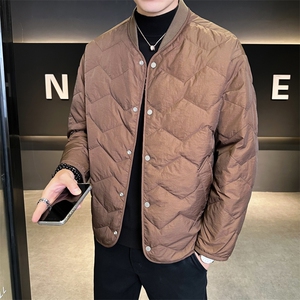 新标90绒 冬季新款轻薄款羽绒服男棒球领保暖A329-YR2512-P185图片
