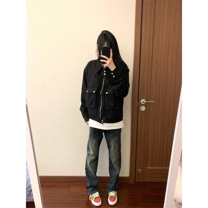 【有货】cleanfit短款外套男高级感痞帅美式工装夹克-特,男装夹克,星座1007（原301D）