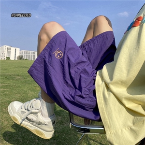 抖音品质夏季新款小恶魔印花薄款宽松短裤B315-K23369-特p20控38图片