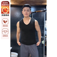 网图双面德绒科技锁温打底衫男内衣无骨缝合背心T24586特P14控38，男装背心/马甲，电商A001